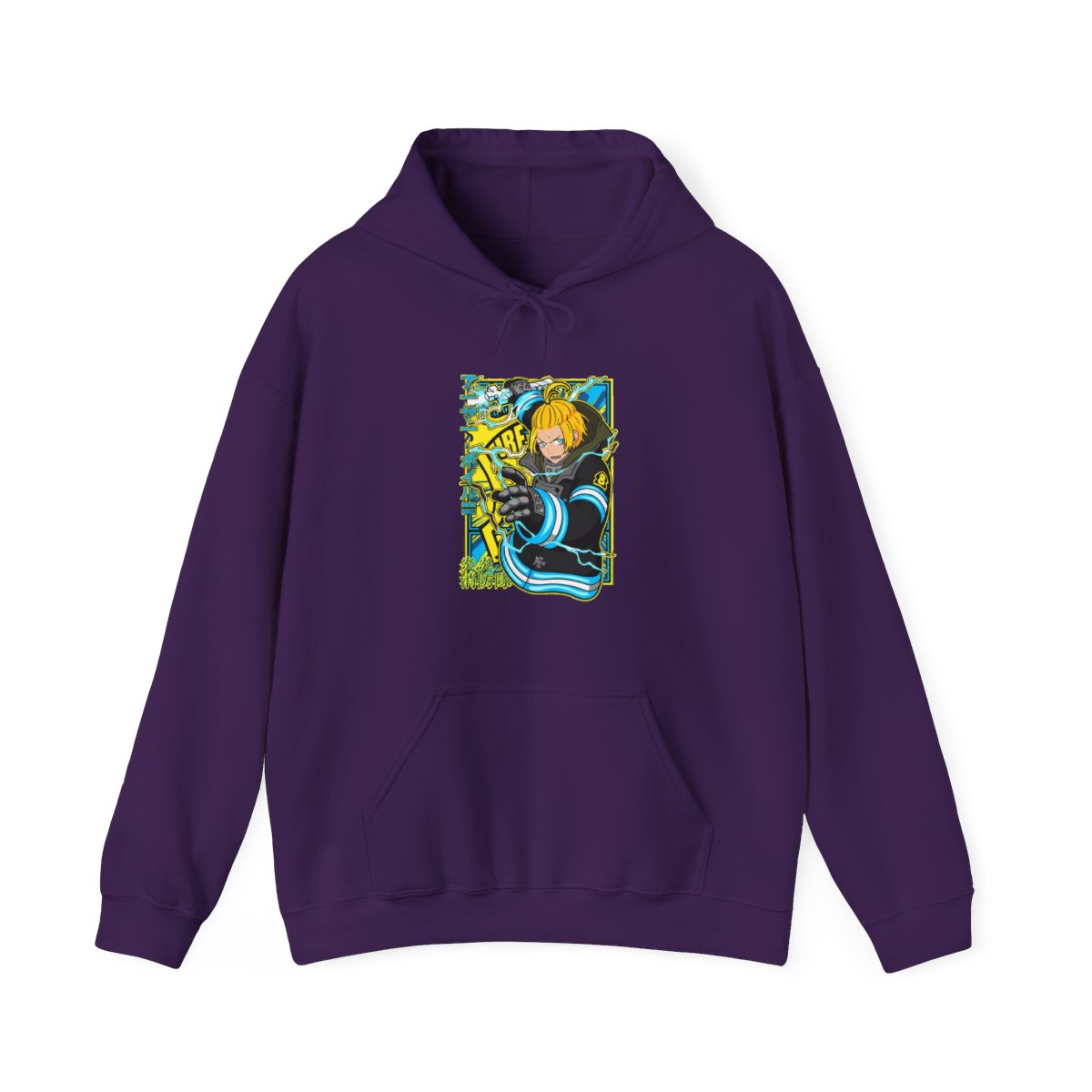 Arthur Boyle Hoodie Fire Force Plasma Blade Ignition