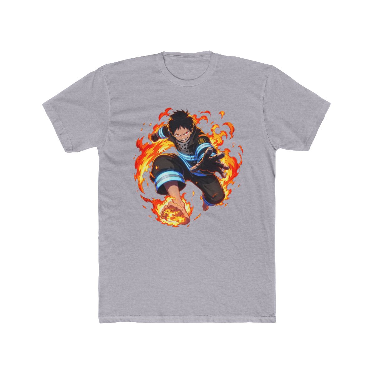 shinra kasukabe - fire force T Shirt - alternate angle 5, merchandise