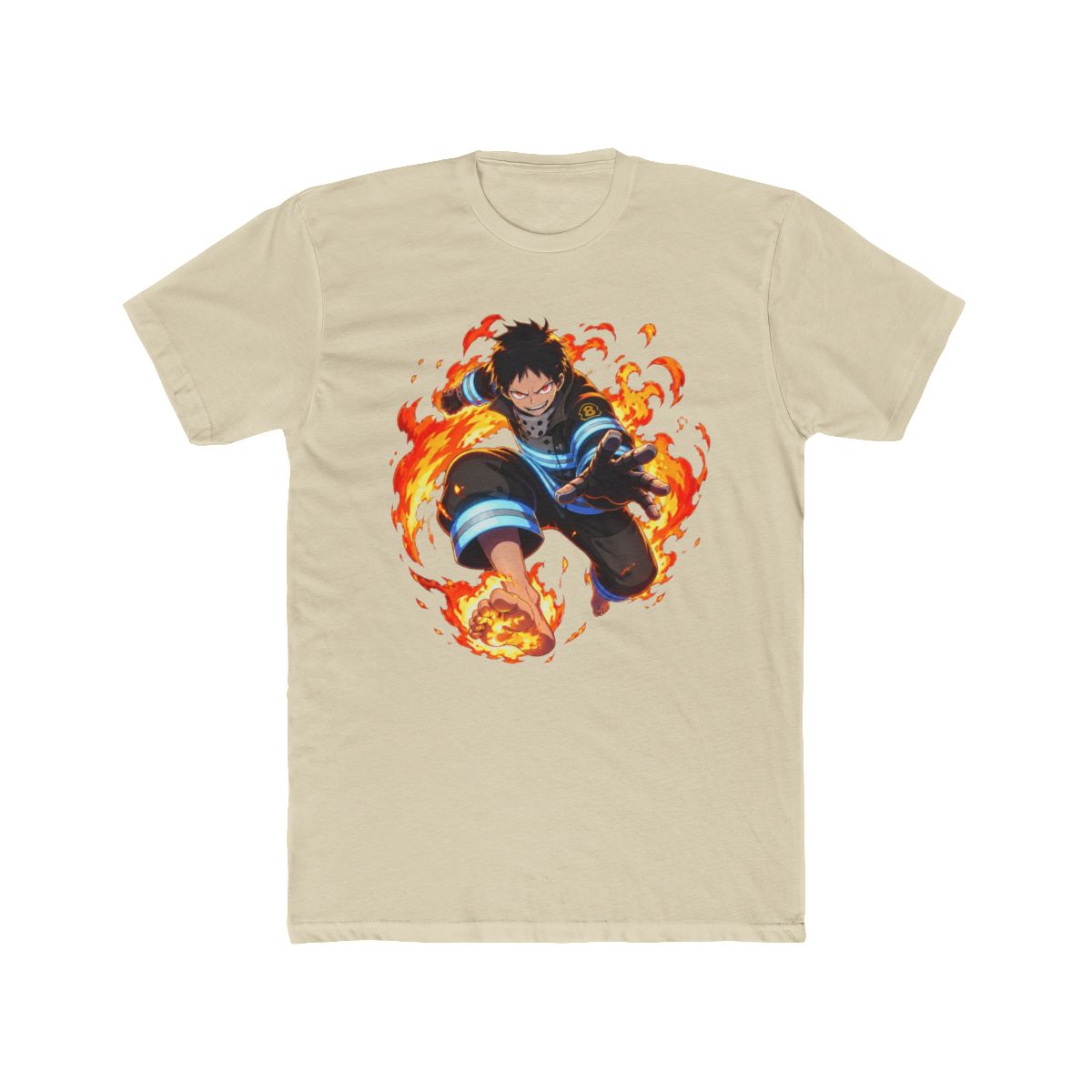 shinra kasukabe - fire force T Shirt - alternate angle 4, merchandise