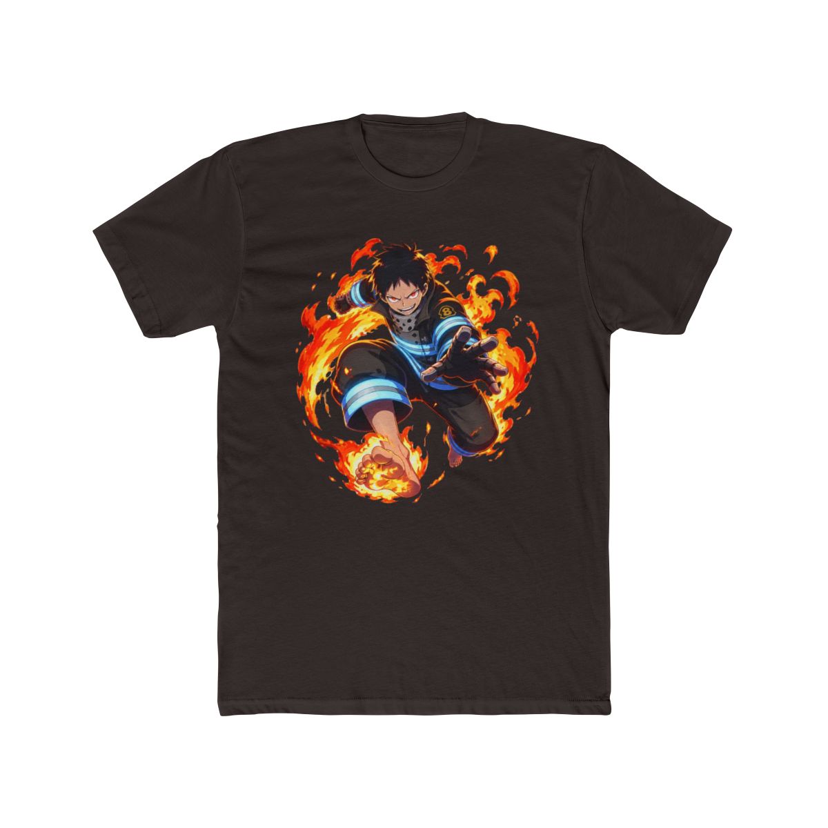 shinra kasukabe - fire force T Shirt - alternate angle 3, merchandise