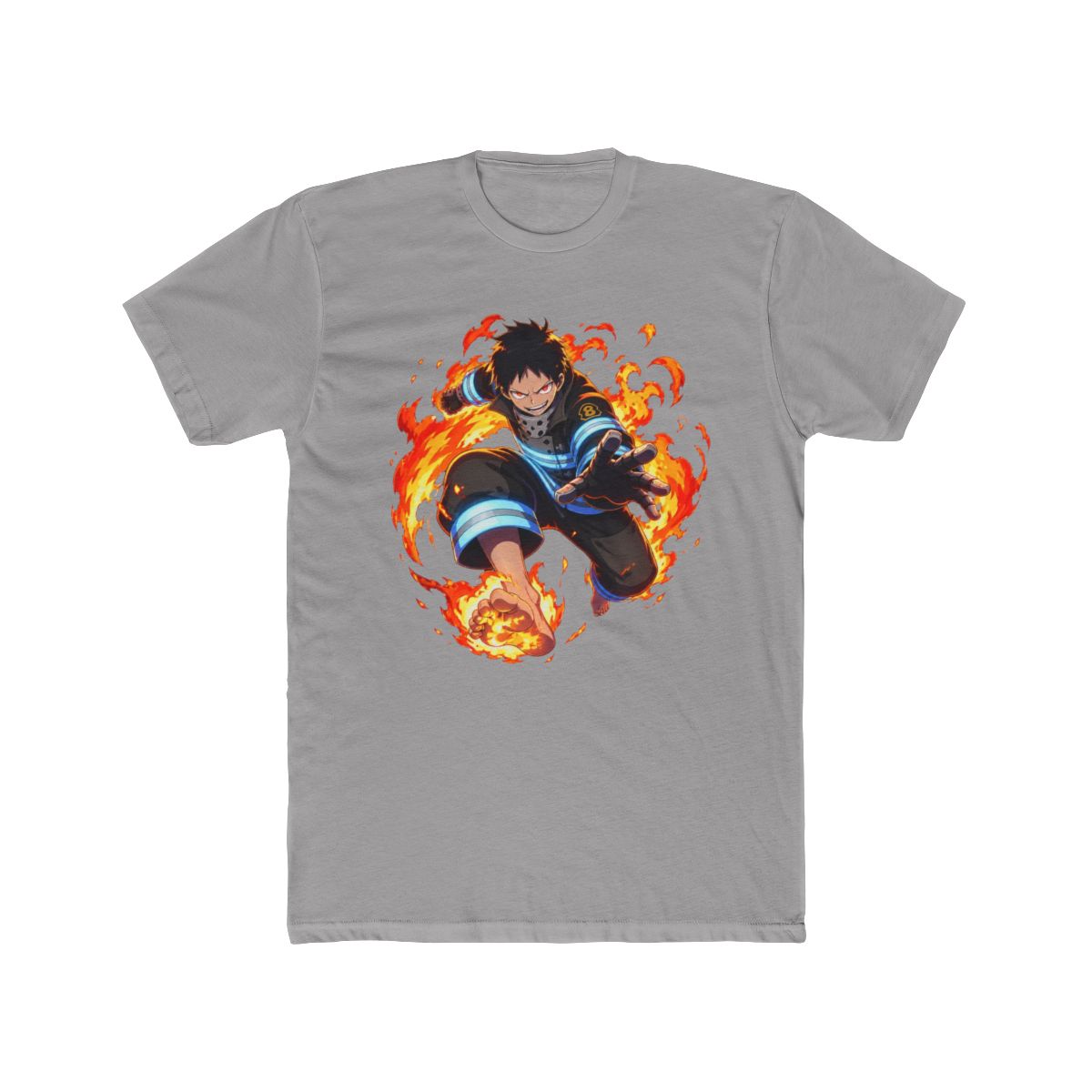 shinra kasukabe - fire force T Shirt - alternate angle 2, merchandise