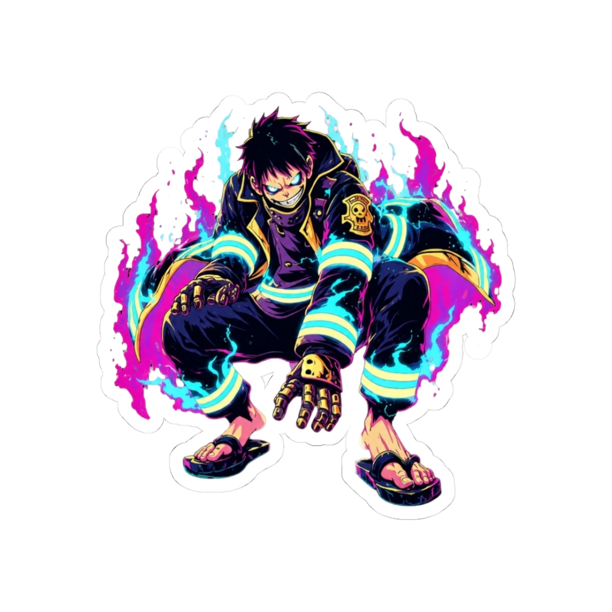 shinra - fire force Sticker