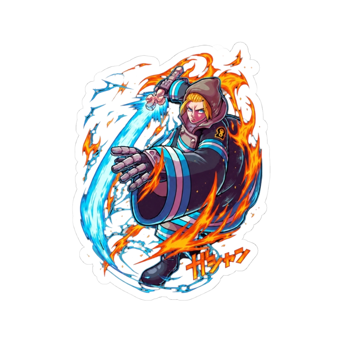 Arthur- Fire Force Sticker