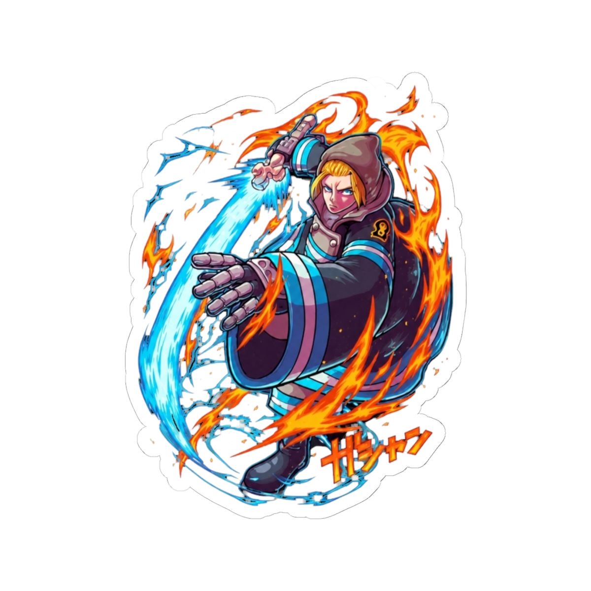 Arthur- Fire Force Sticker