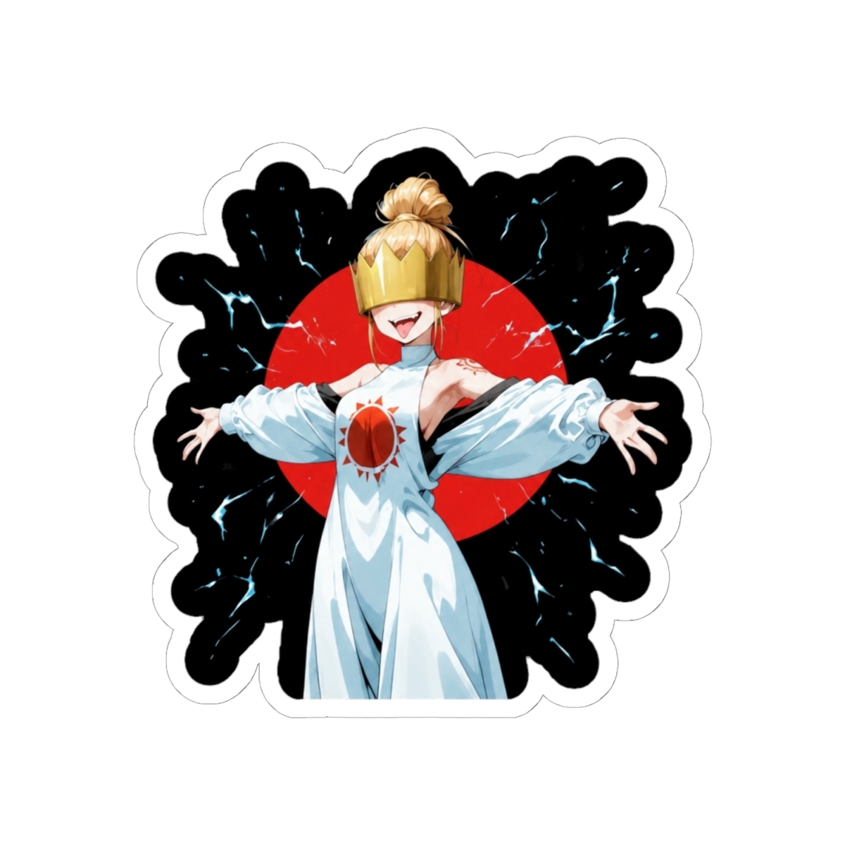 haumea - fire force Sticker - alternate angle 1, merchandise
