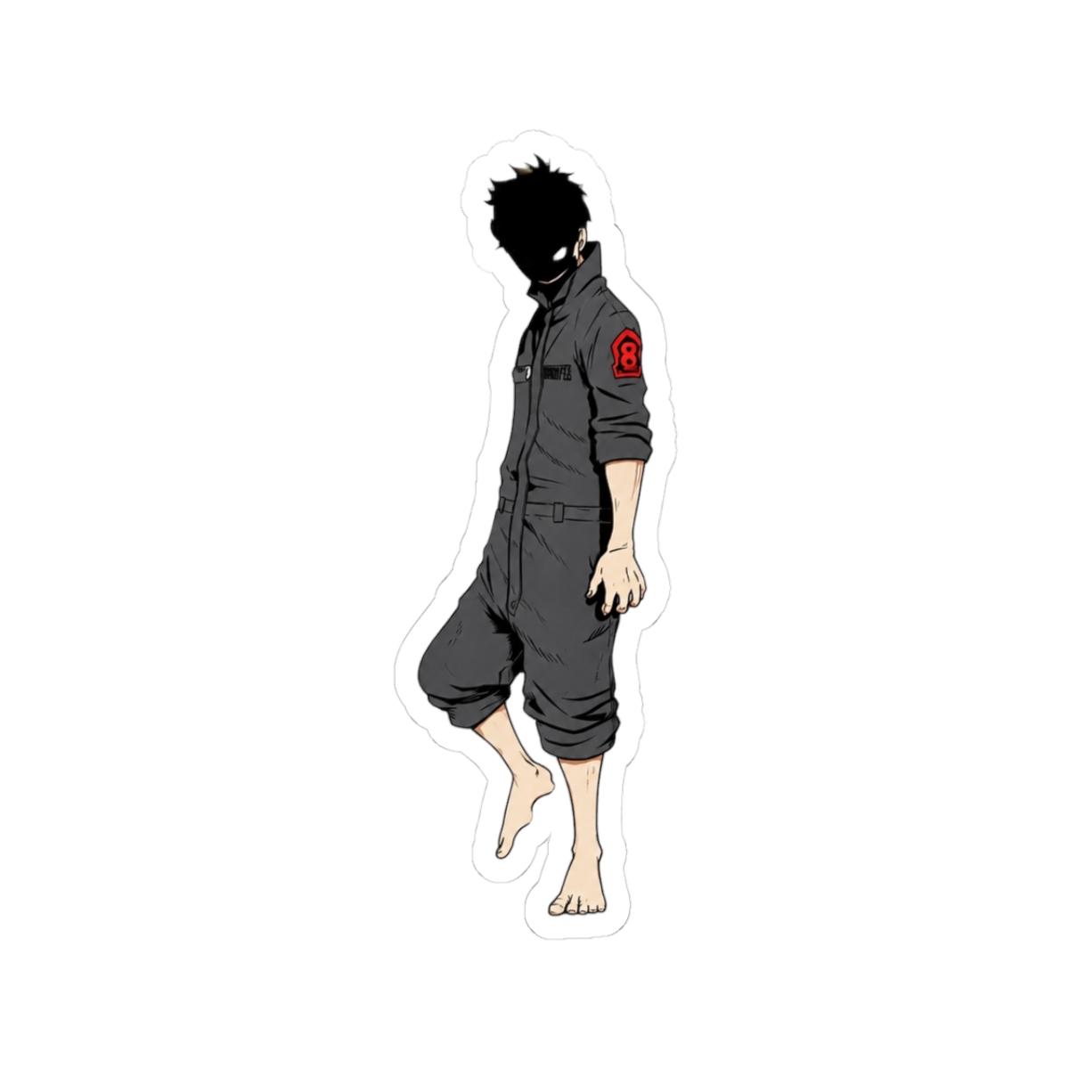 Shinra Kusakabe Sticker | Fire Force - Official stickers merchandise