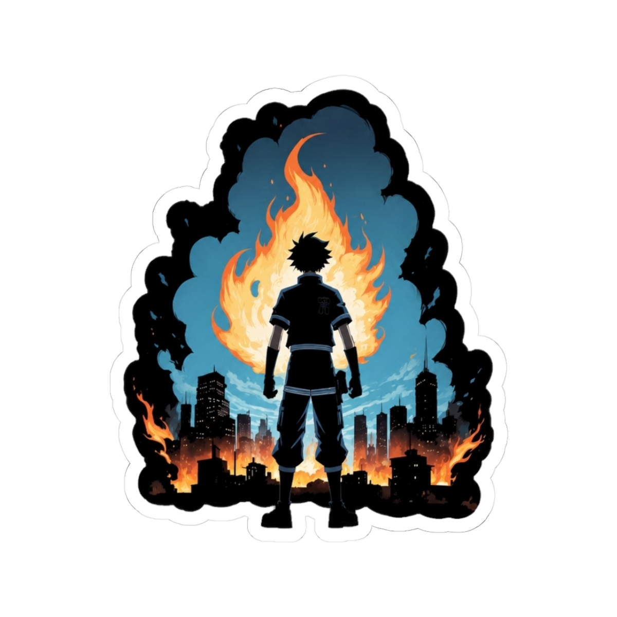fire force shinra Sticker