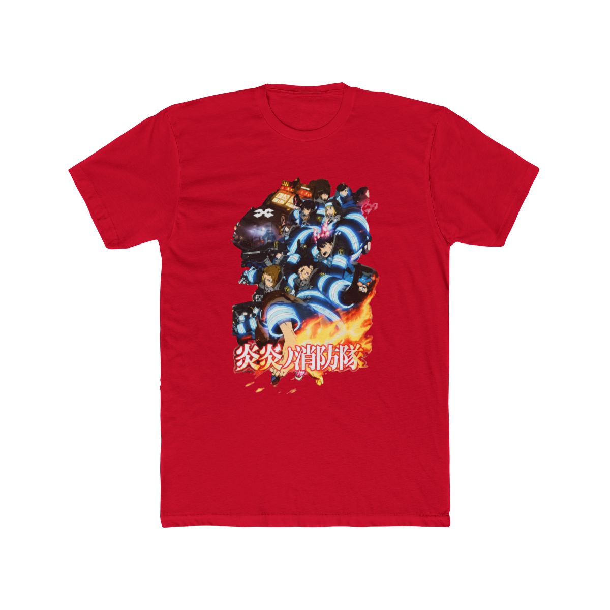 Fire Force Japanese Poster T Shirt - alternate angle 5, merchandise