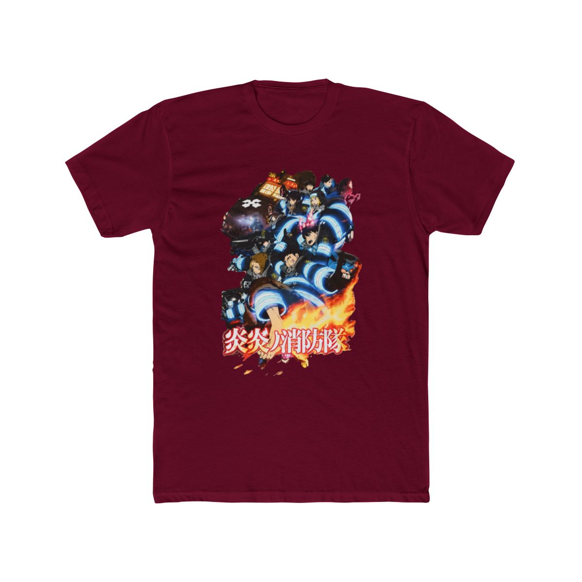 Fire Force Japanese Poster T Shirt - alternate angle 4, merchandise