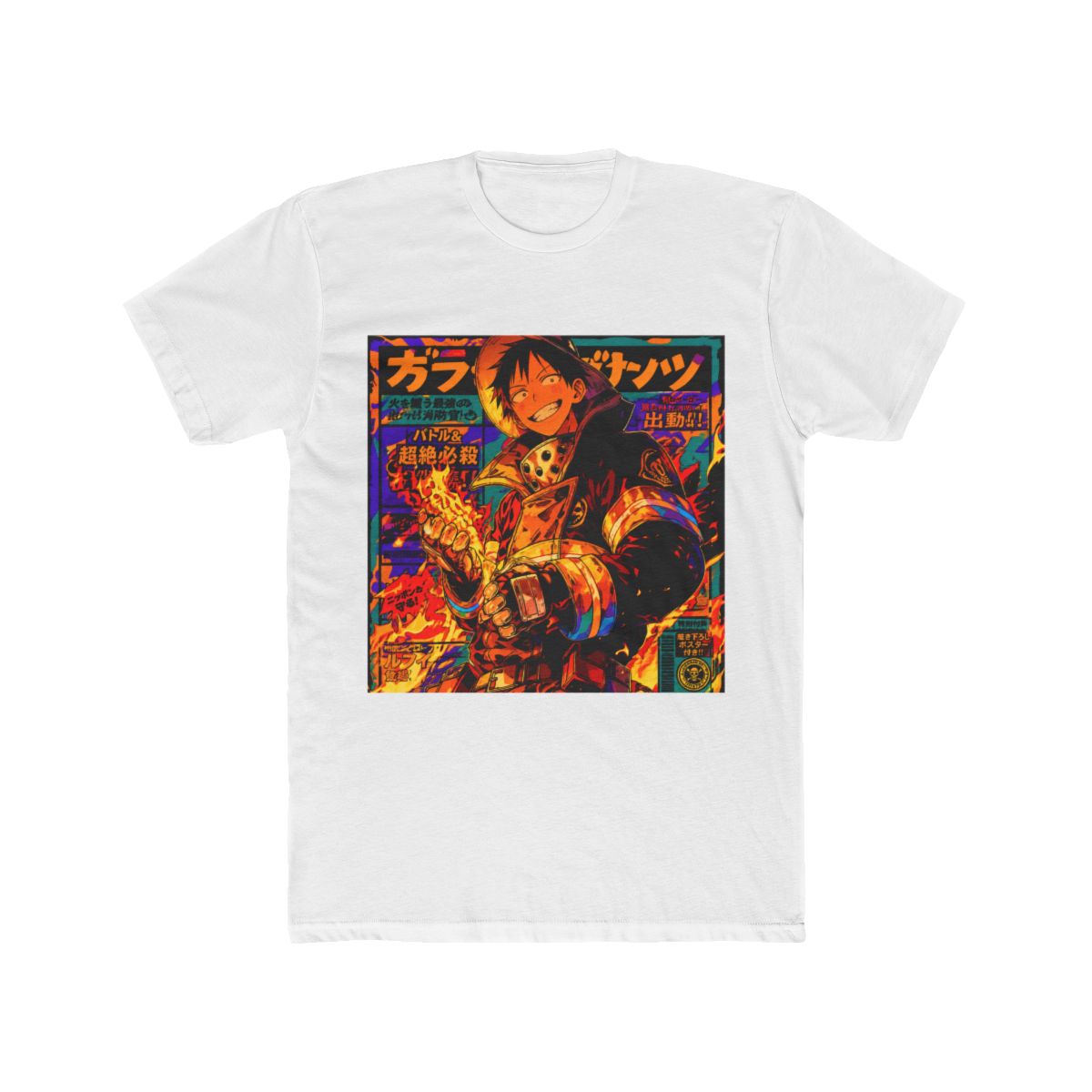 Fire Force Shinra Anime Art T Shirt - Official t-shirts merchandise