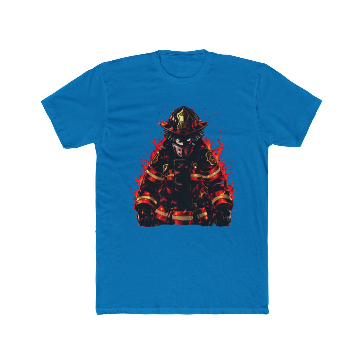 Fire Force Shinra Anime Firefighter Art T Shirt