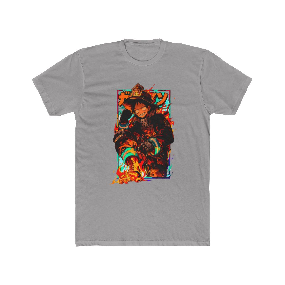 Fire Force Shinra Flame Anime Art T Shirt
