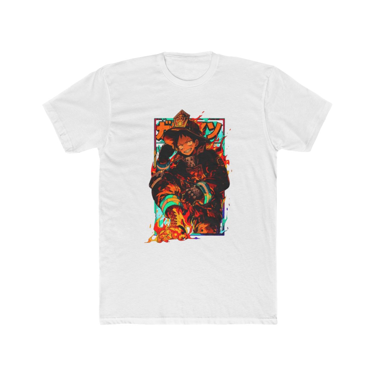 Fire Force Shinra Flame Anime Art T Shirt - Official t-shirts merchandise