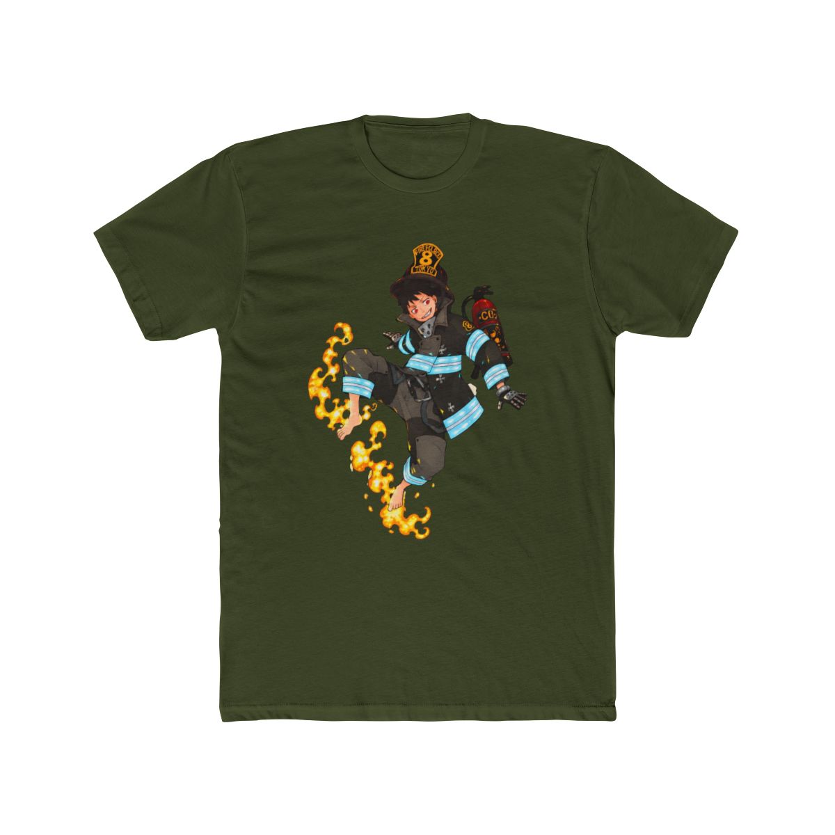 Shinra Kusakabe T Shirt | Fire Force - alternate angle 5, merchandise