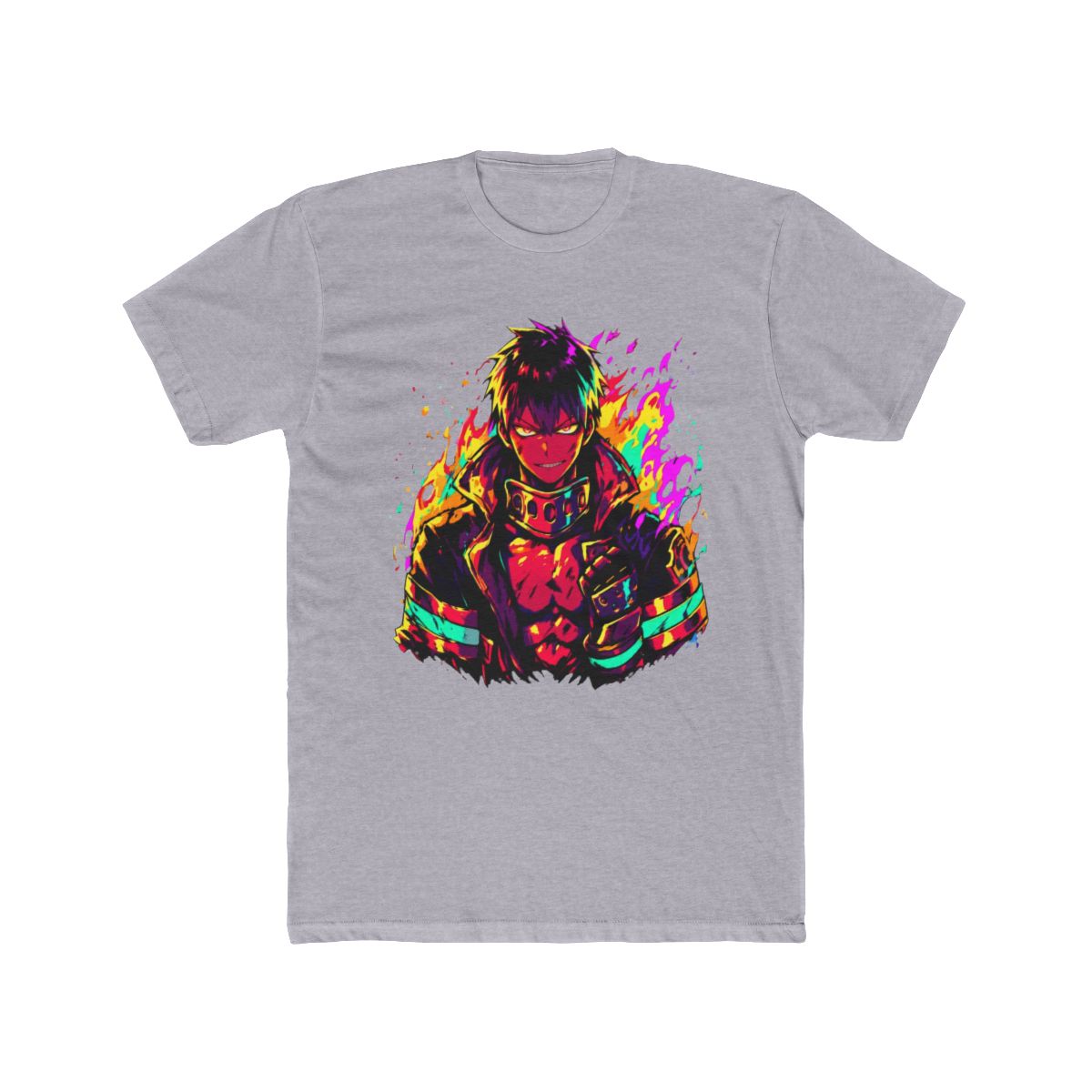 Shinra Kusakabe Fire Force Fan Art T Shirt - alternate angle 5, merchandise