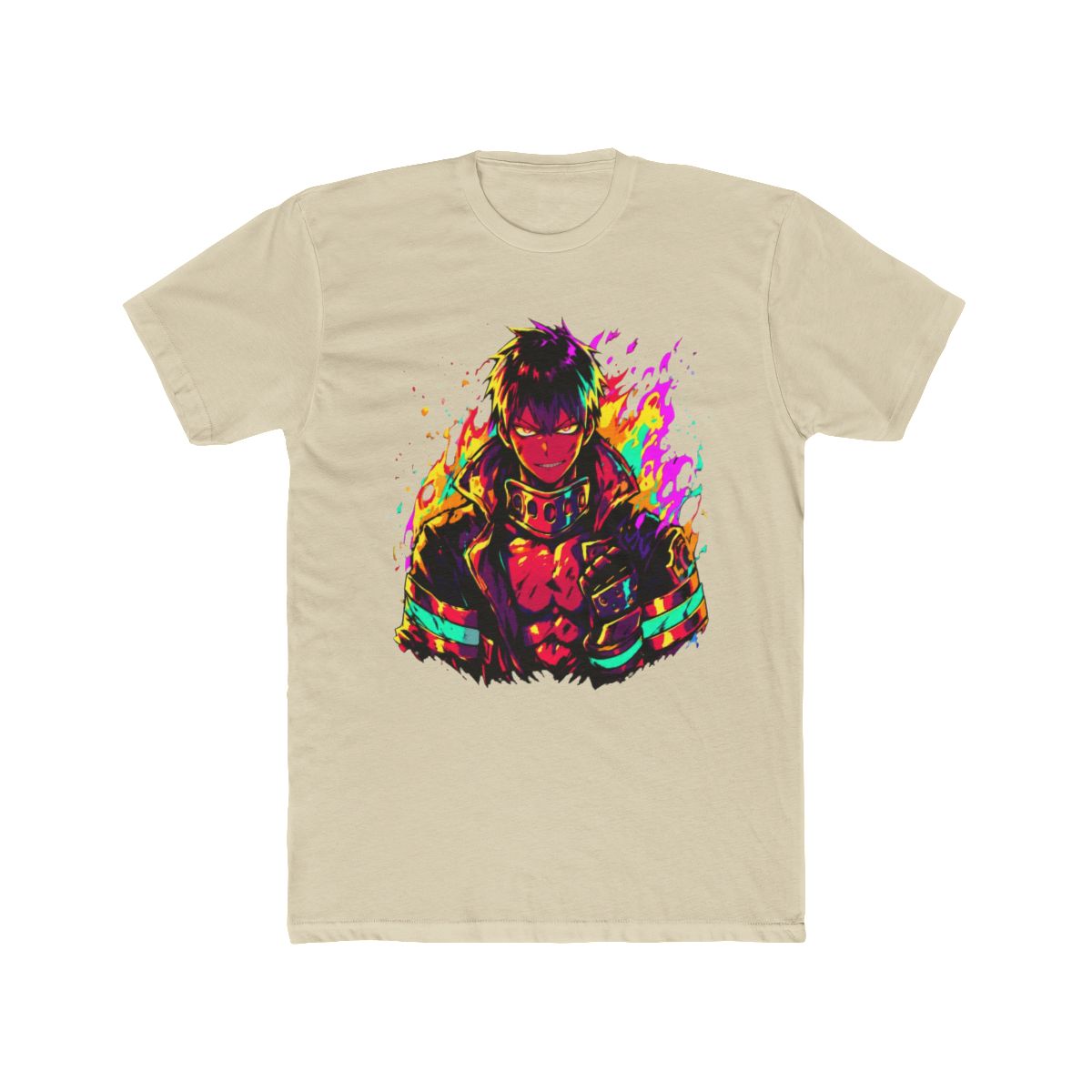 Shinra Kusakabe Fire Force Fan Art T Shirt - alternate angle 4, merchandise