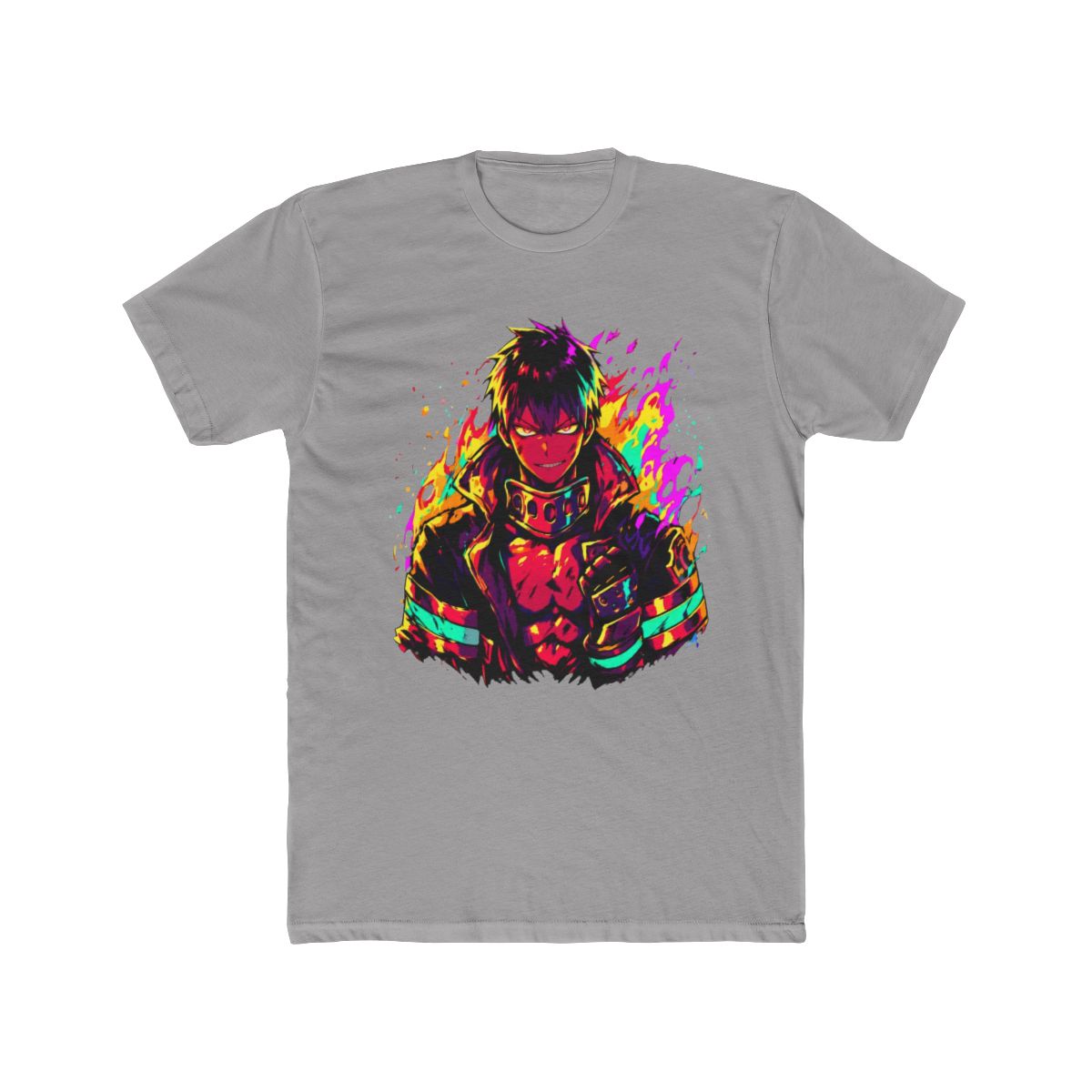 Shinra Kusakabe Fire Force Fan Art T Shirt - alternate angle 2, merchandise