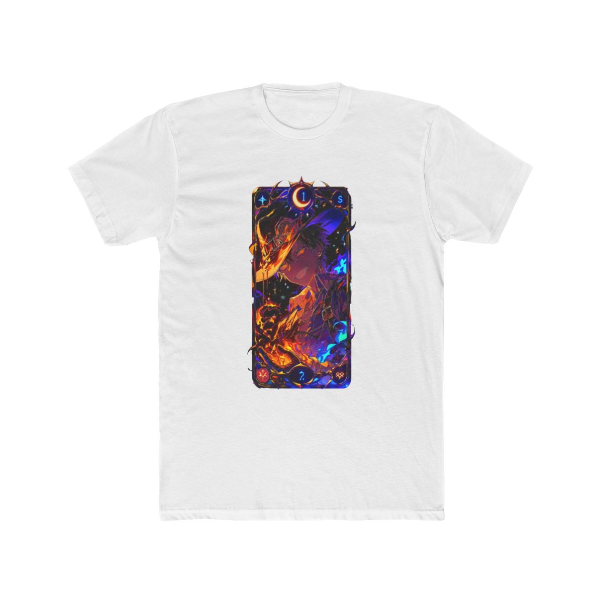 Shinra Kusakabe Fire Force Tarot Art T Shirt - Official t-shirts merchandise