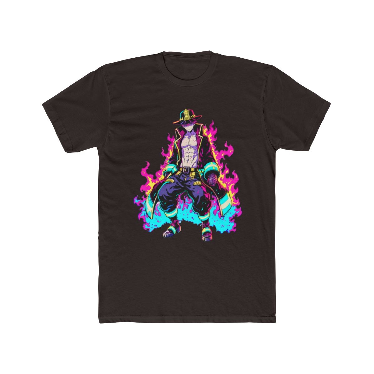 Flaming Captain Shinra Kusakabe Fire Force T Shirt - alternate angle 3, merchandise