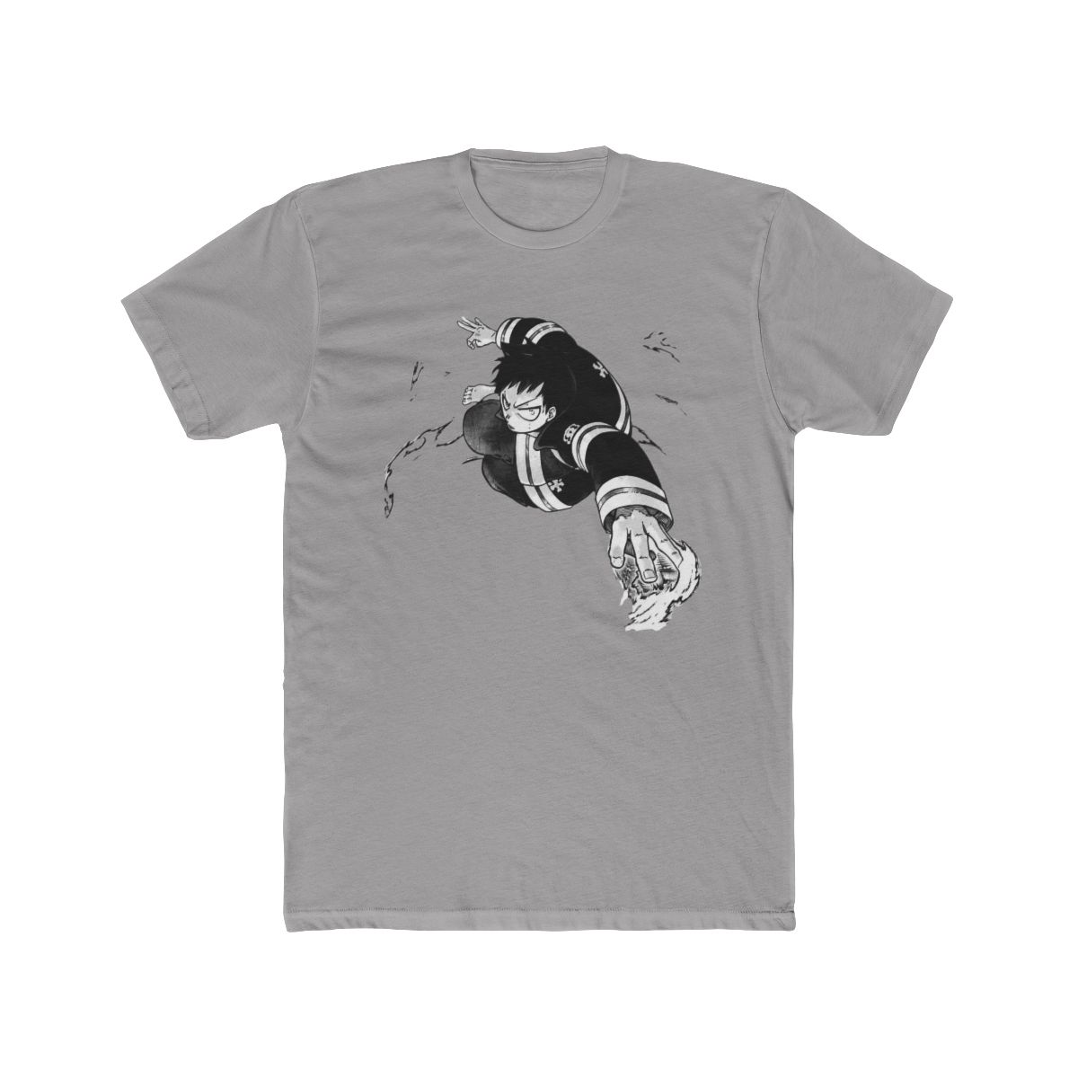 Fire Force Shinra Black & White Manga Panel T Shirt | Hot Topic - Official t-shirts merchandise