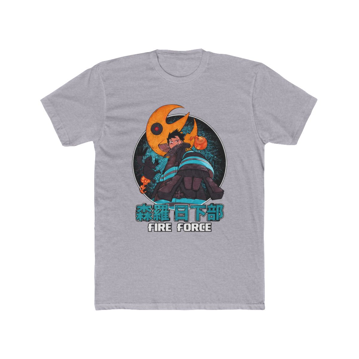 Fire Force Shinra Moon T Shirt - alternate angle 3, merchandise