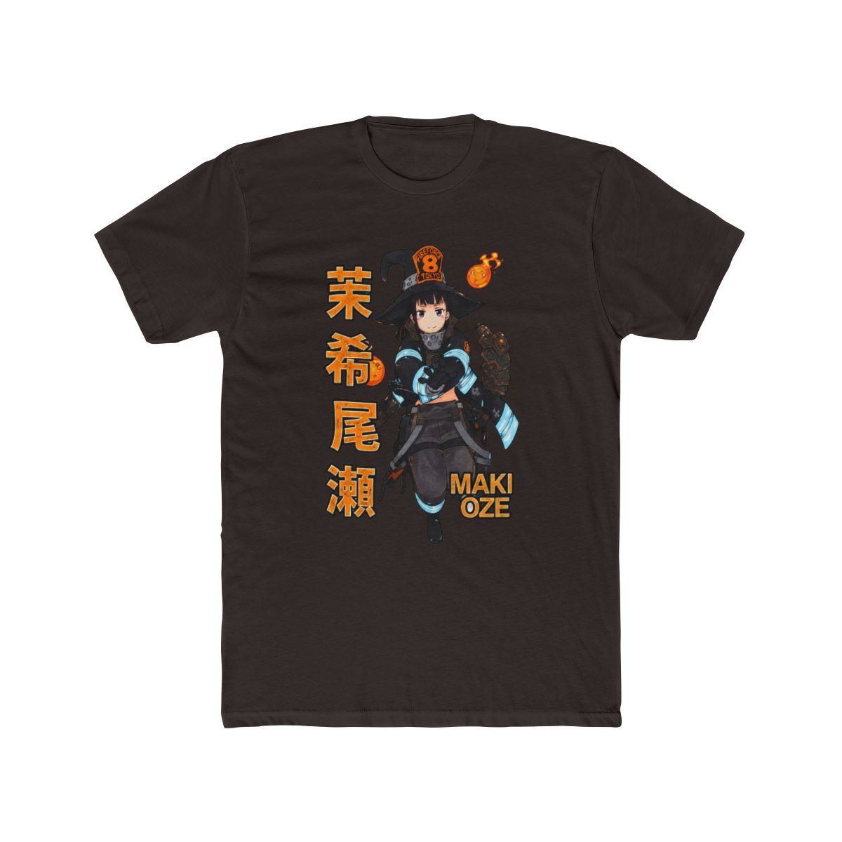 Fire Force Maki Oze Name Girls T Shirt - alternate angle 2, merchandise