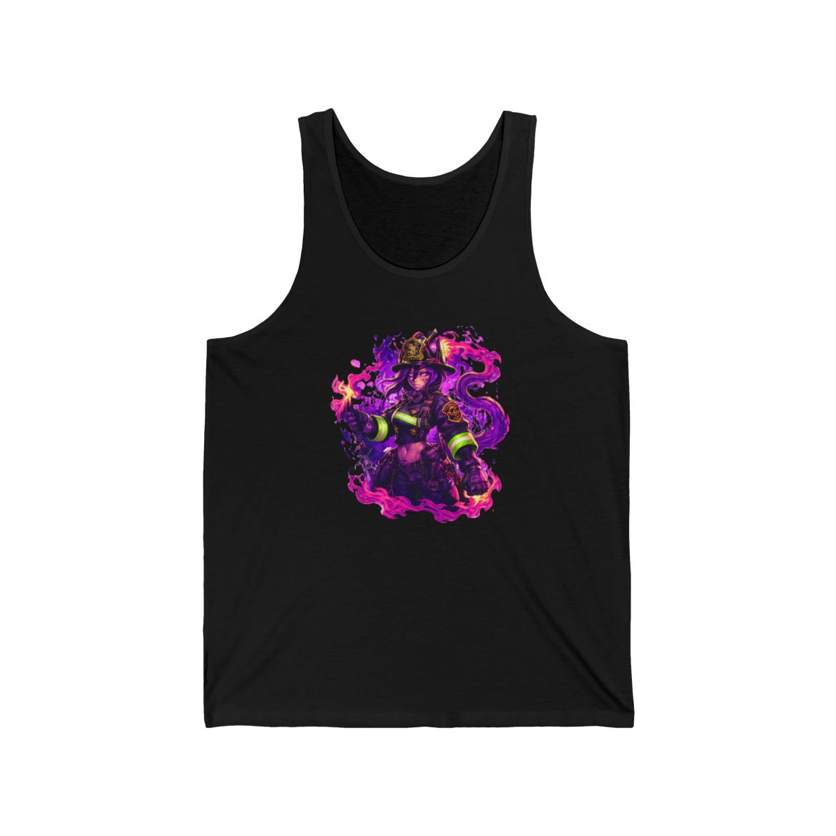 tamaki kotatsu - fire force Tank Top - alternate angle 3, merchandise