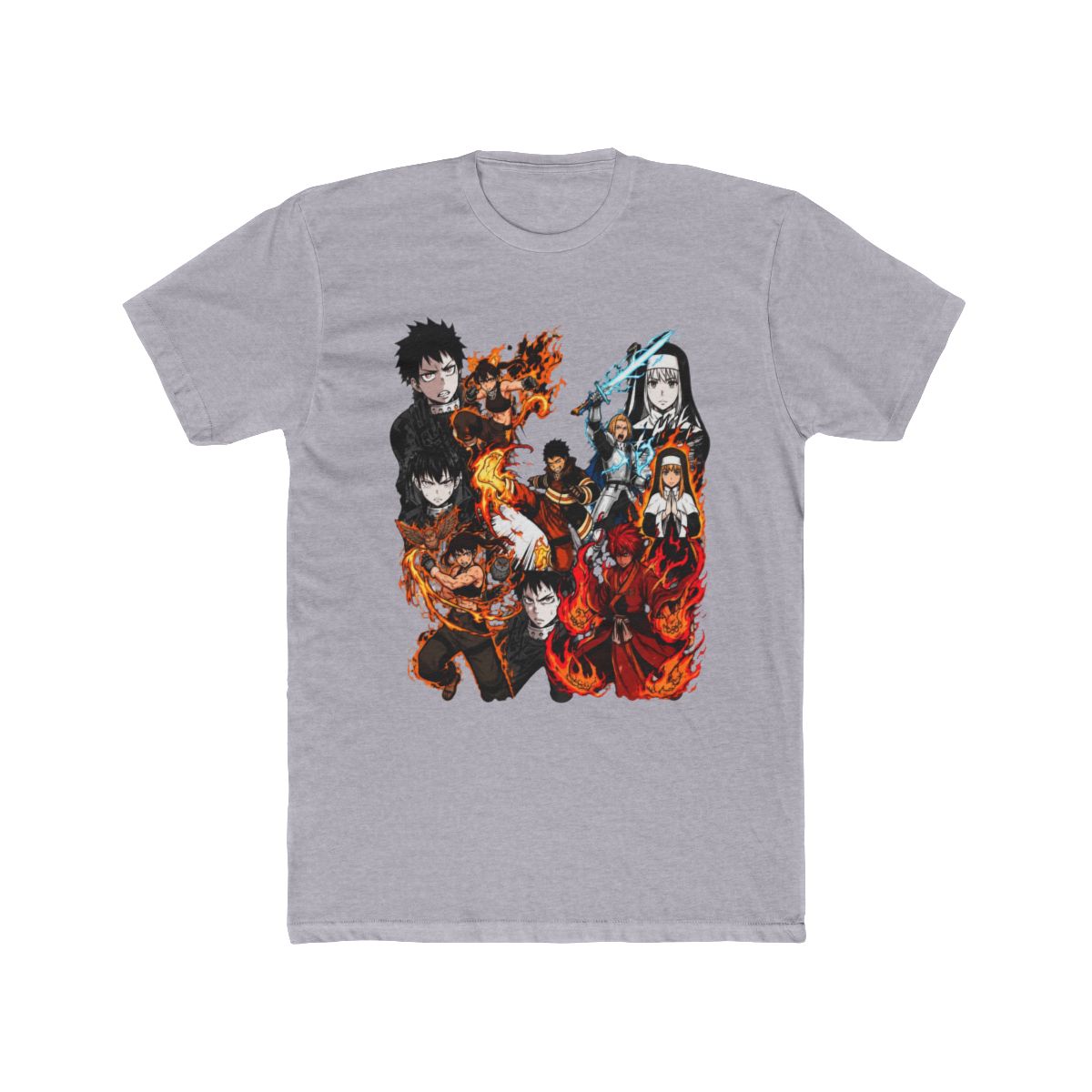 Fire Force Shinra Kusakabe Action T Shirt - alternate angle 5, merchandise