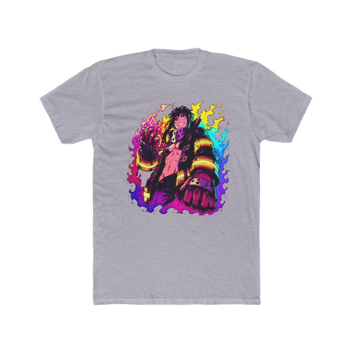 Enhance Fire Force Fan Art Shinra T Shirt - alternate angle 5, merchandise